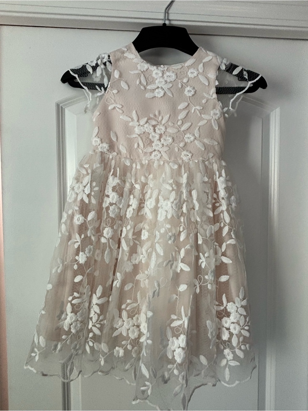 Princess Daliana Lindi lace flower girl dress from Anthropologie